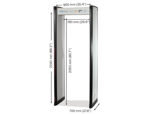 美国Rapiscan Metor6M金属探测门